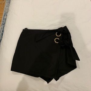 savana frayed hem skirt